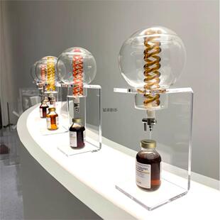 k11商场装饰冷凝萃取精油展示架美容院装饰摆件整形医美原料介绍