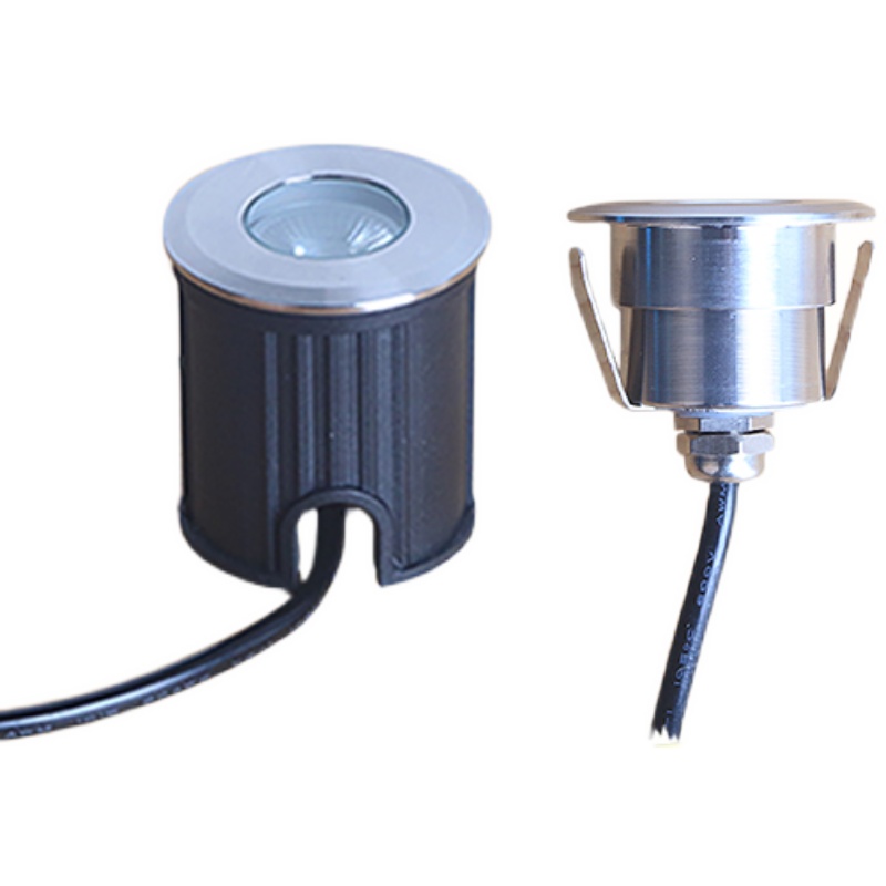 超薄地埋灯1W3W室内嵌入式瓷砖 别墅木板地灯 超低地面射灯户外防