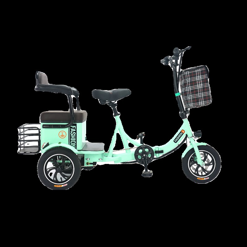 盈路达助力三轮车电动三轮车城市老年电助力车折叠自行车脚踏包邮