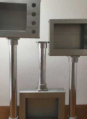 台达10寸触摸屏安装盒 型号DOPB10S411右边带三个22的按钮孔