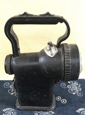 老物件收藏铁路灯矿灯手电筒手提信号灯民俗旧货老式怀旧道具摆件