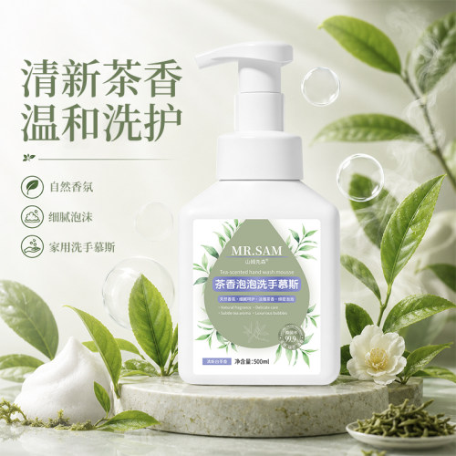 山姆先森抑菌慕斯洗手液500ml/瓶泡泡 不拔干去渍留香