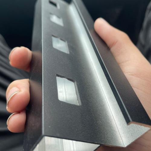 瓷砖样品展示架挂墙地板砖包边无缝色板大板样品架样板冲孔管展架