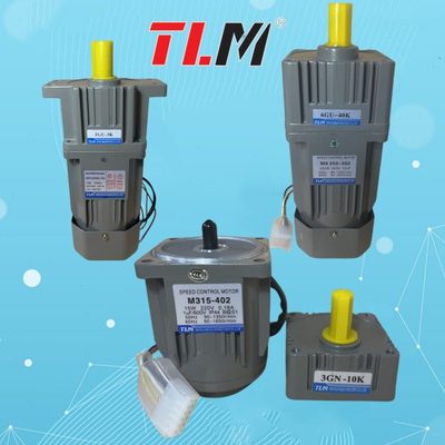 TLM东力调速电机M6200-502齿轮减速200W马达配减速箱可带刹车220V