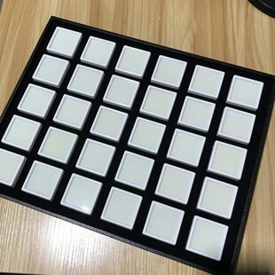 垫记忆棉托盘面带折叠货双层玻璃收盘彩宝盒收纳盘裸石宝石货托盘