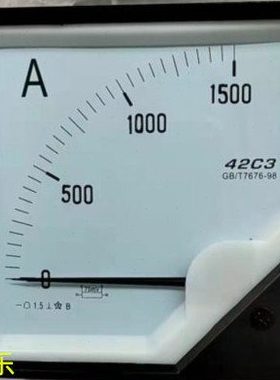 指针直流电流表42C3-1500A 1.5KA 75MV 42C3-A