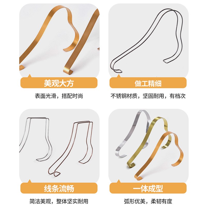 不锈钢高跟鞋展示架专卖店鞋子支架E陈列平跟展示架弹力鞋撑鞋托