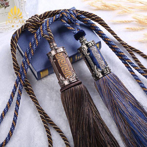 客厅新中式奢华刺绣流苏大挂球 居家布艺绑带精致窗帘球挂穗热销,居家布艺,窗帘扣,淘宝优惠券,粉丝福利购,淘宝优惠卷