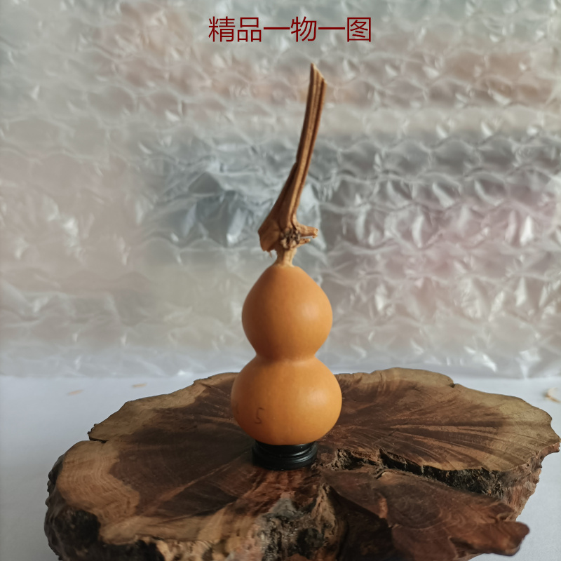 包邮天然精品小美手捻葫芦草里金铁包金文玩把件把V玩收藏一物一