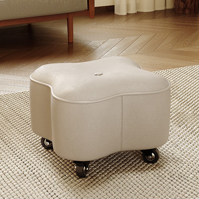 万向轮小凳子家用矮凳带q轮子的矮凳子大人滑轮移动2025新款滚轮