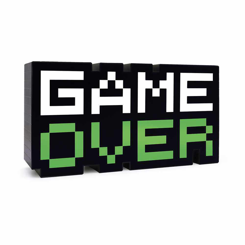 跨境热卖氛围灯 GAMEOVER游戏声控马赛克灯 三档调节颜色变幻台灯