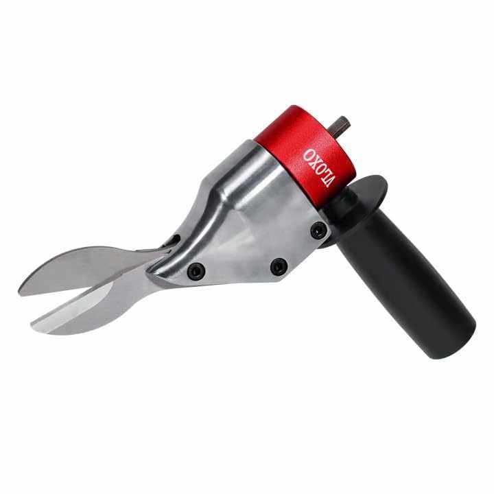 钻头金属剪切附件，带 360 度旋转头的剪切金属刀 无绳电钻附件