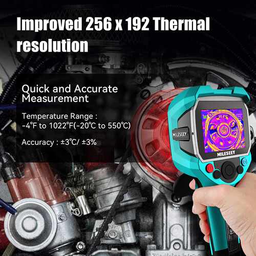 MILESEEY TR256A热像仪256x192 Type C 热像仪维修用红外热像仪