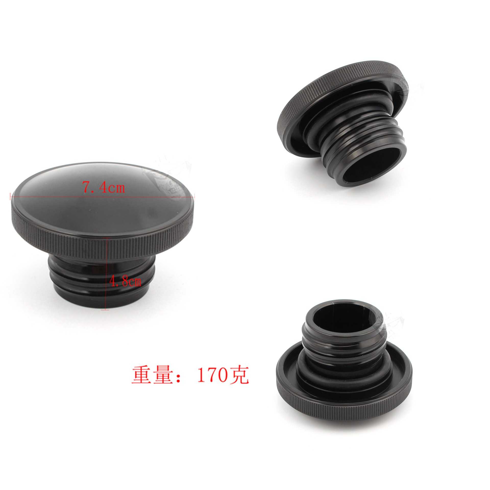 适用哈雷XL883 1200 1982-2017哈雷滑翔改装油箱盖燃油箱帽装饰盖