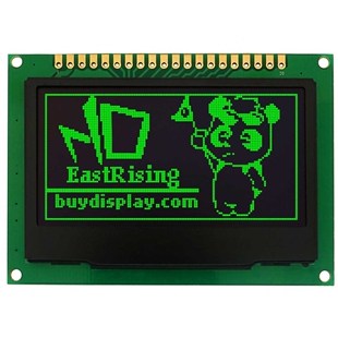 2.4寸绿色OLED显示屏/显示模块/SSD1309/128x64点阵配转接板