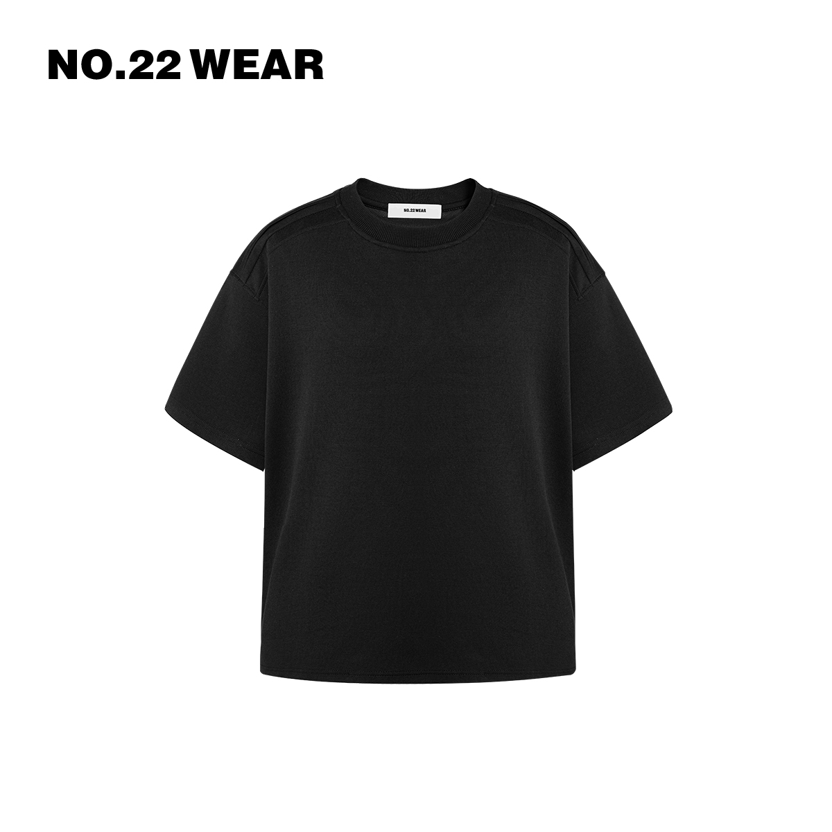 NO22WEAR「打造立体肩」夏季重磅高级感男士短袖T恤纯色正肩显壮