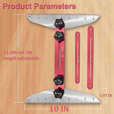 新款楼梯尺 多功能折叠尺 家居工具 Stair Tread Gauge