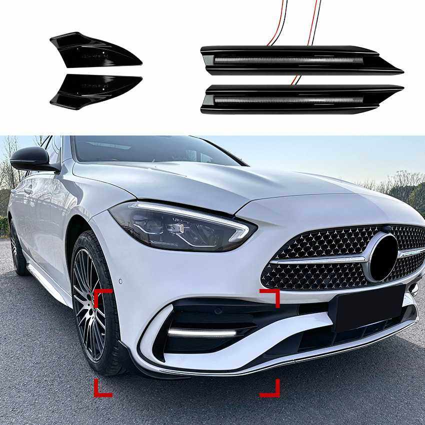适用奔驰C级W206 C200 C300 C43 AMG 2022+巴博斯日行灯包角改装,电子元器件市场,其它元器件,淘宝优惠券,粉丝福利购,淘宝优惠卷