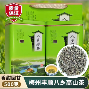 伽壶春广东梅州八乡山头春客家丰顺炒茶新茶绿茶叶高山云雾茶500g