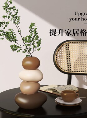 石来运转福鹿客厅摆件入户玄关鞋柜电视柜家居装饰品乔迁新居礼品