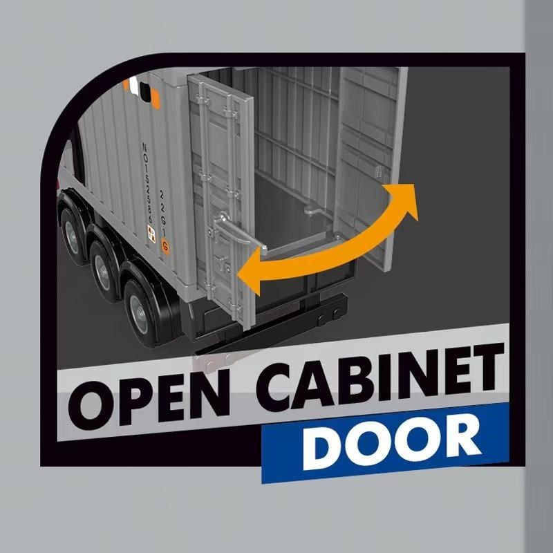 大号遥控自卸车翻斗车大卡车模型加长重卡运输车模金属工程车玩具