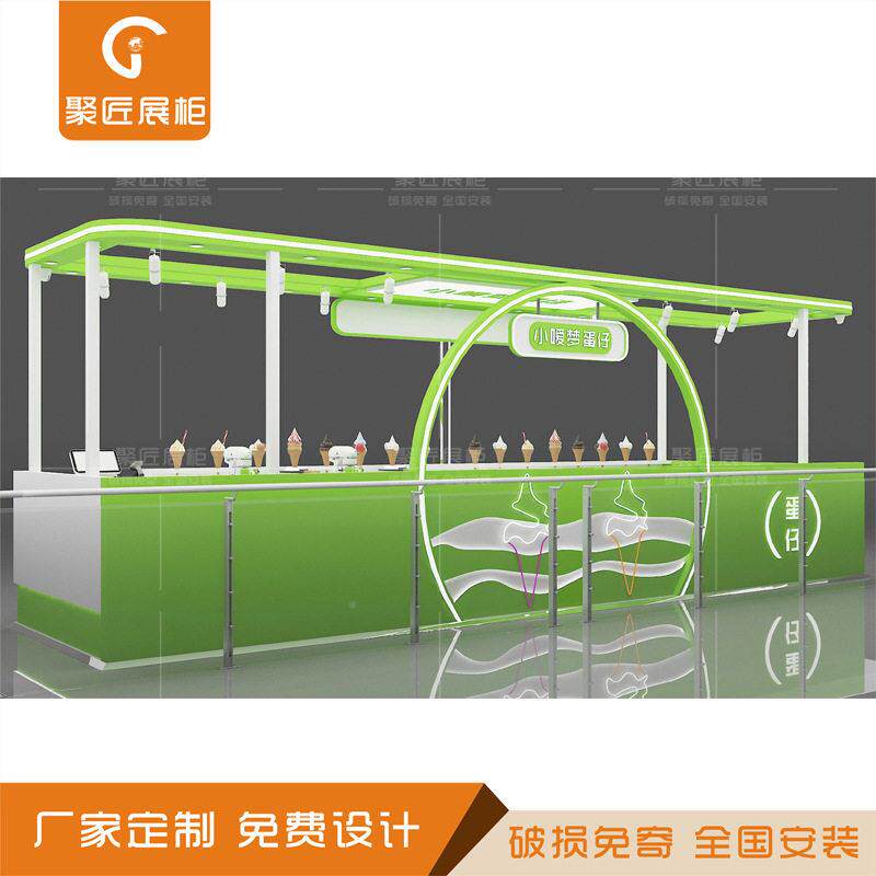 展商场中岛架蛋现吃食仔品柜蛋台无转角糕点示柜桃酥柜面包柜糕展