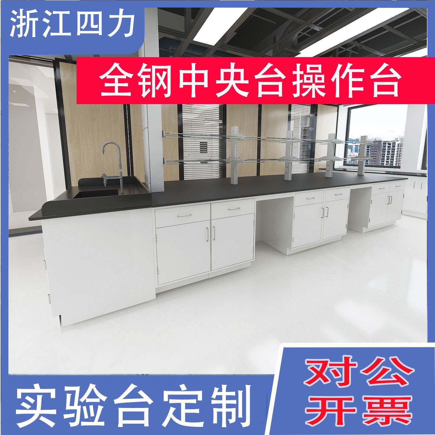 沃林沃沃林沃试实验定制全钢剂室实验台操作台化验室实验室专架用