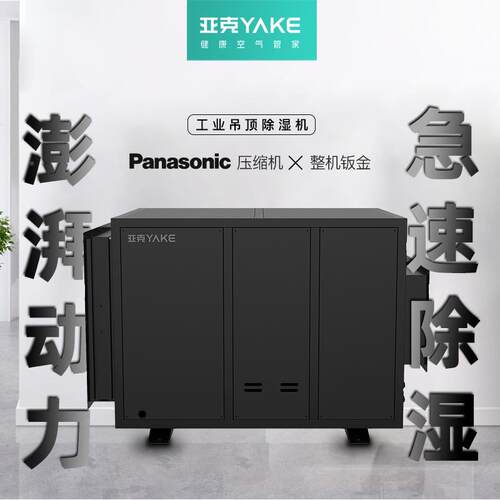 亚克工业顶除湿机吊顶RYCF 系列大功率地下仓库VHV室吊除湿器
