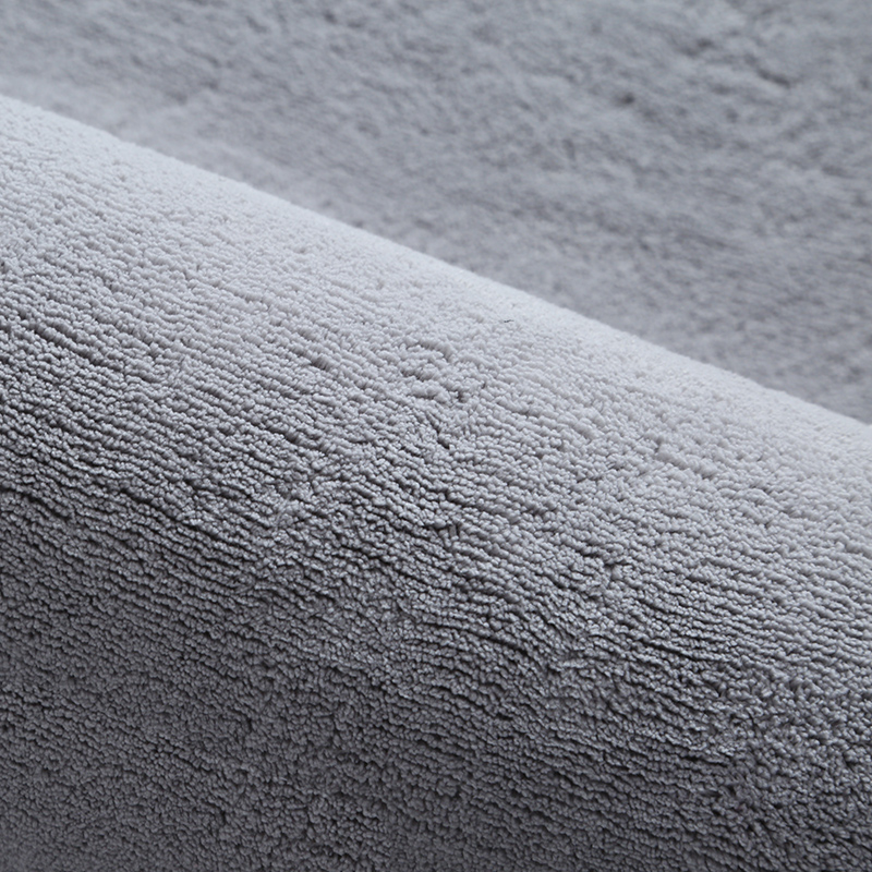 地毯灰色主卧床边垫加厚r客厅茶几地垫卧室房间短绒地毯全铺可机