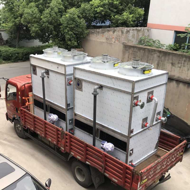 冷却塔 厂家直销中频炉专用闭式冷却塔DS-N80T 价格实惠服务到位