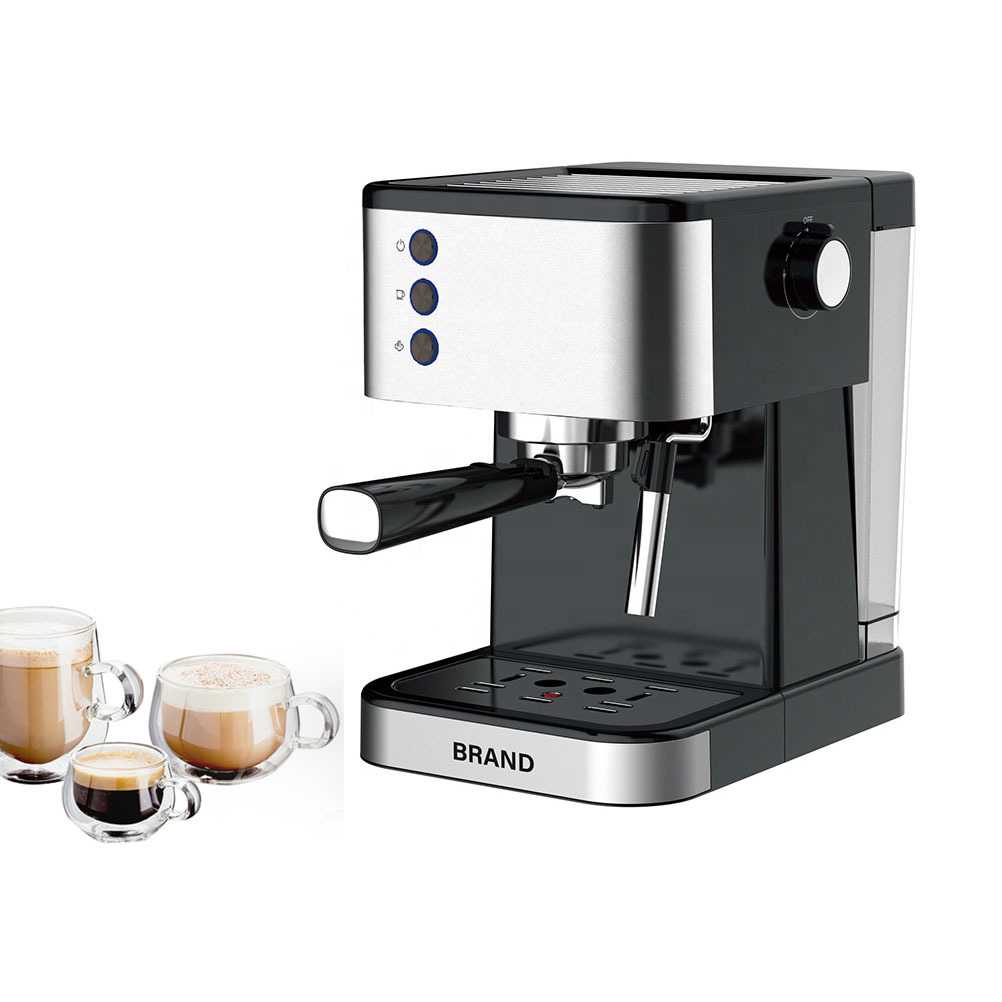 欧美认证 20Bar 高压萃取家用意式咖啡机 1350W半自动咖啡机源头