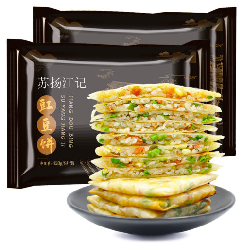 苏扬江记手工豇豆饼420g*2袋