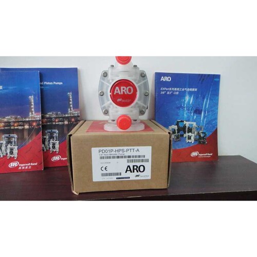 ARO英格索兰PD01P-HPS-PTT-A 1/4特氟龙塑料气动隔膜泵