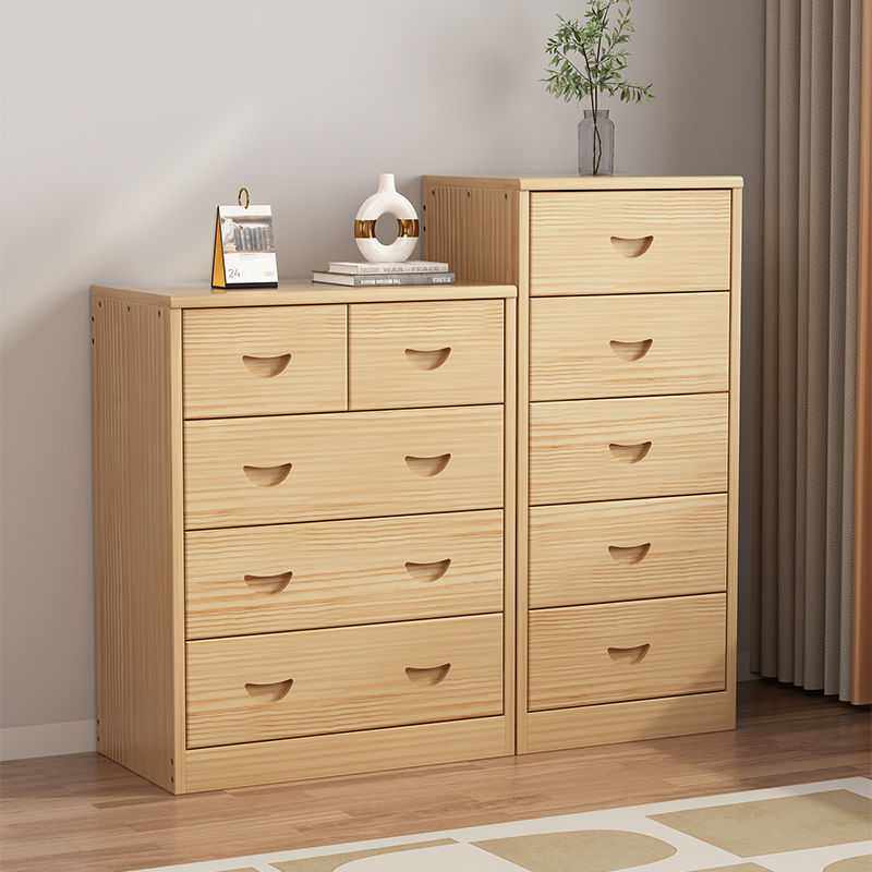 实木收纳储物抽屉简易多功能松木斗柜现代搭配三四五六七斗橱包邮