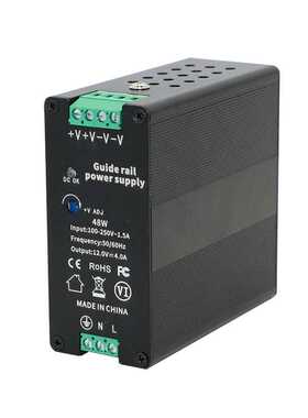 陆视安（LGD-48-12）导轨安装自动化工业级开关电源48W12V4A输出