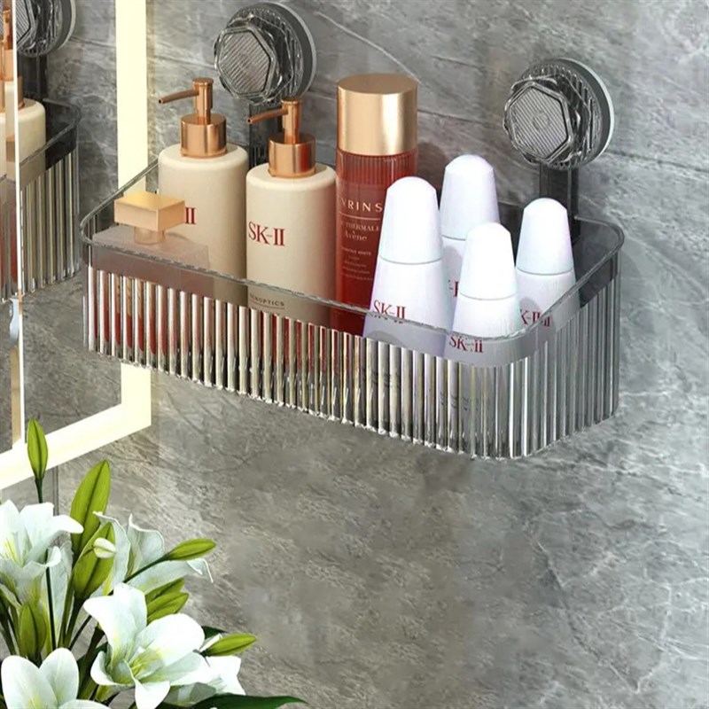 【下单立减50】吸盘置物架免打孔壁挂卫生间浴室洗漱W台厨房收纳D