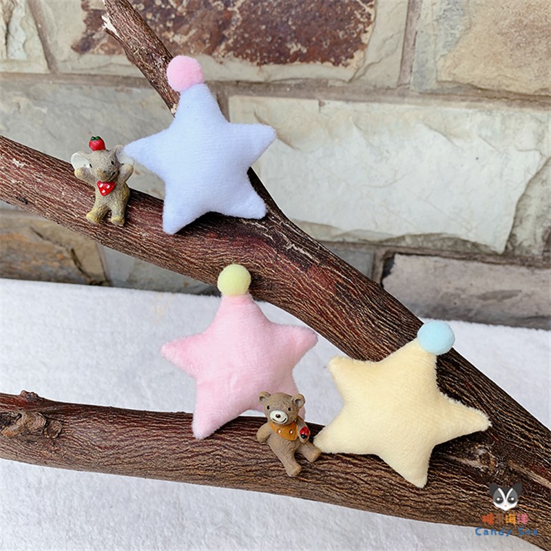 【小抱枕】蜜袋鼯松鼠q花枝鼠星月云 爱心 圣诞星小娃娃柔软小靠