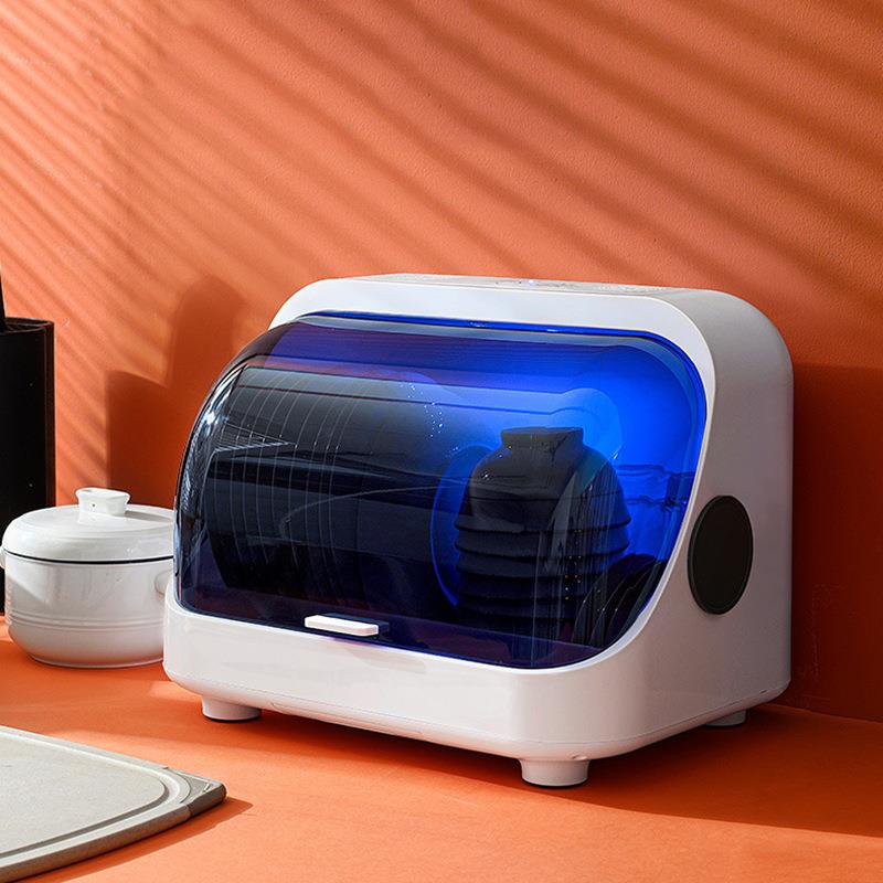 消毒碗架家用小型沥水碗架厨房台面餐具收纳碗筷收纳置物架碗碟