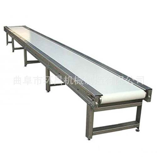 白色转弯输送机现货厂家专业生产500mm自动化组装线带式输送机