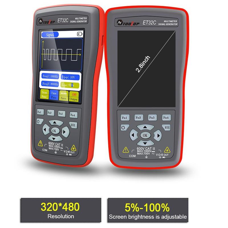 ET31/32C2合1万用表汽车信号发射器9999HzPWM