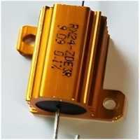 供应RX24-ZDE5R 9.09黄金铝壳电阻工业用RX24- 9.09黄金铝壳电阻
