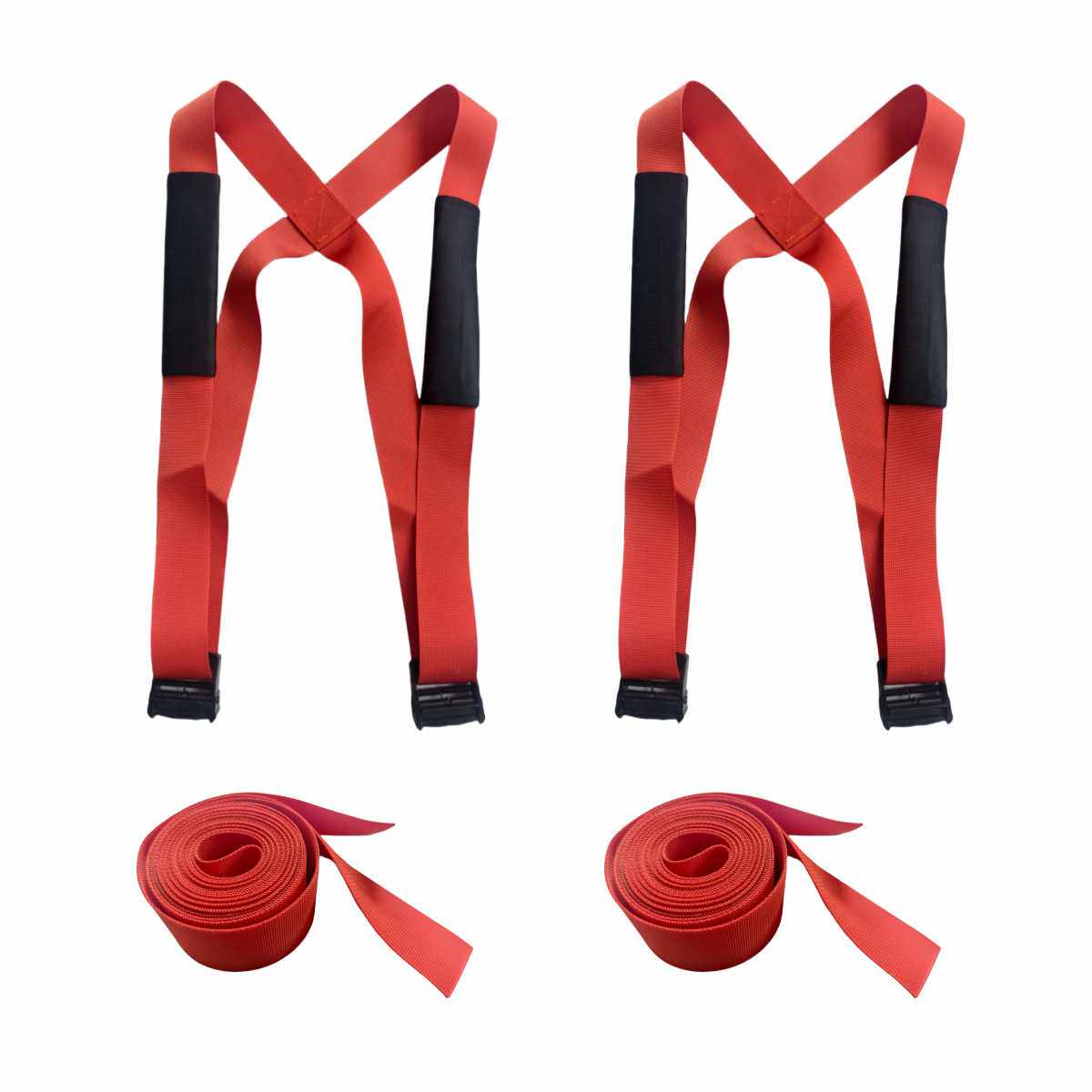 外贸新款 双人搬运带背带加肩垫压扣搬家带不打滑家具上楼搬家绑