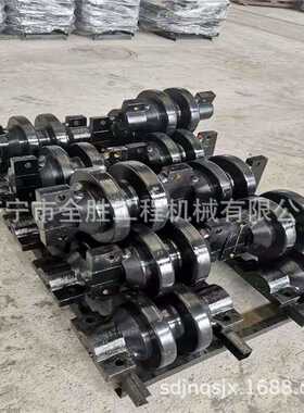 供应日KH125履带吊支重轮 履带板底盘配件 引导轮 履带板