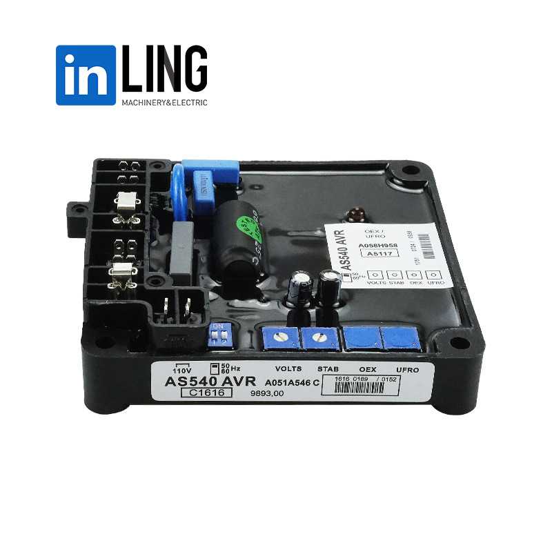 新品速推AS540 AVR电压调节器 发电机调压板 励磁板稳压板