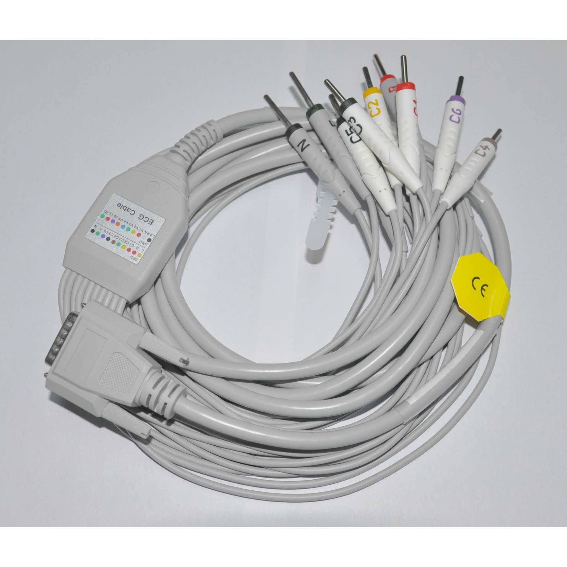 兼容珠海嘉润亚新 ECG-901A导联线