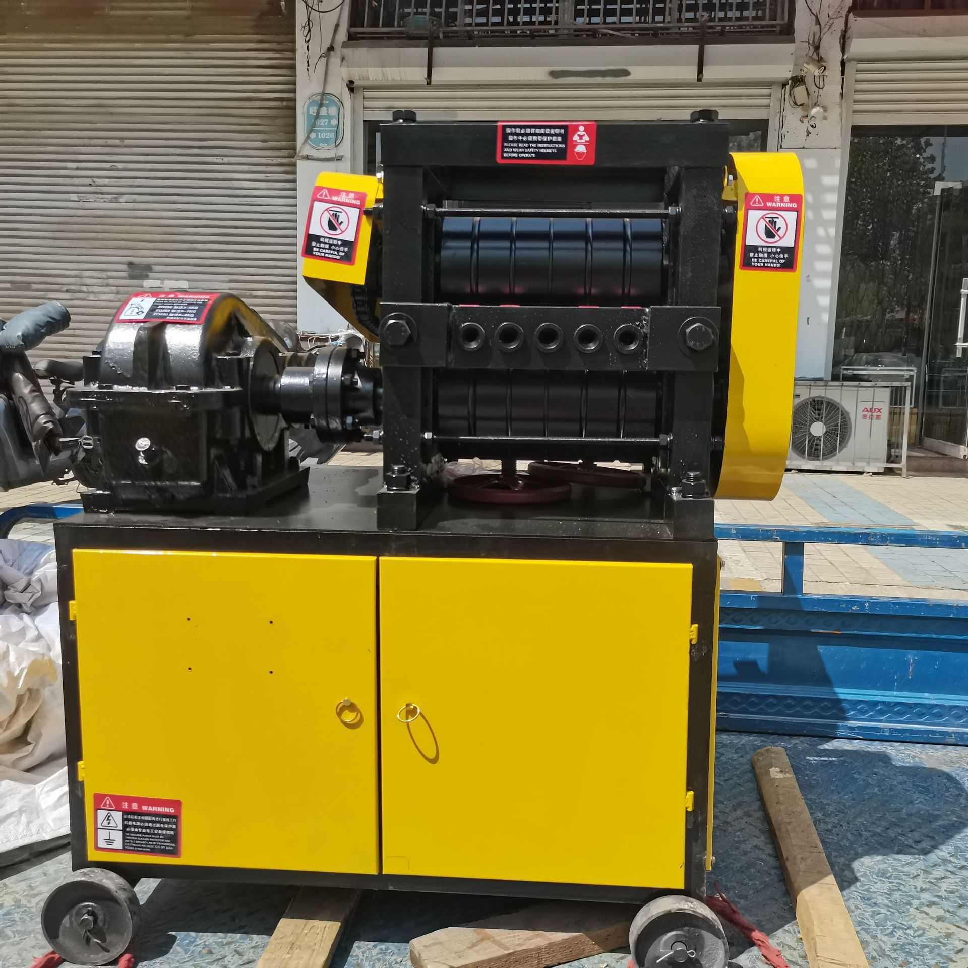 HT5-12型废旧钢筋调直机 螺纹钢圆钢矫直机 锚杆翻新修复机