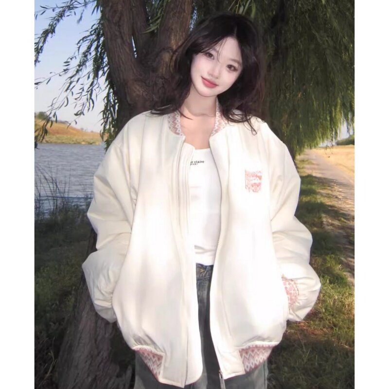 2026年新款冬季棉服女款棒球服棉衣韩系加厚棉袄超好看夹棉外套