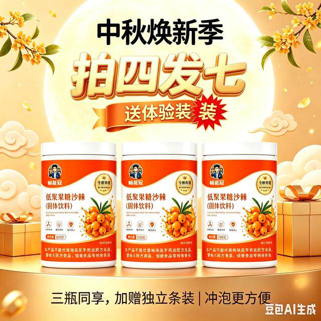 畅能冠沙棘茶固体饮料