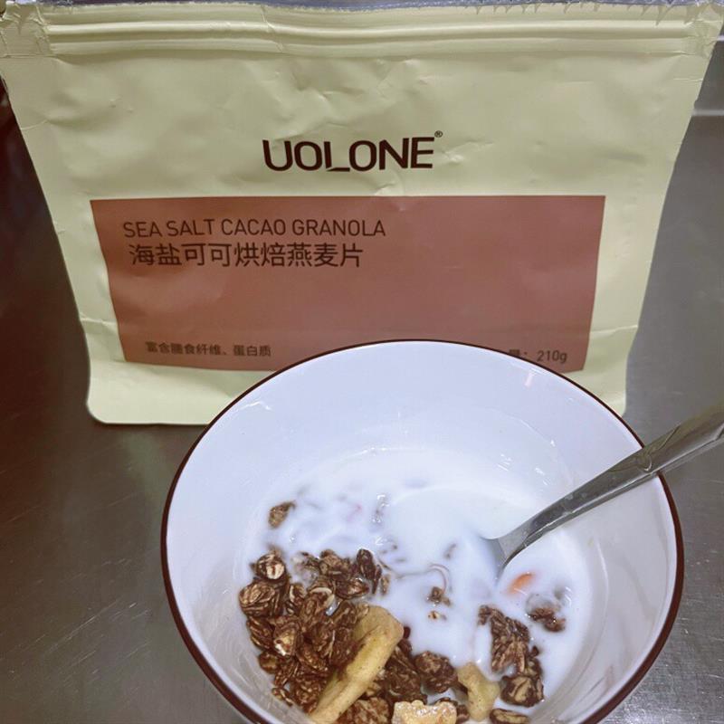 uolone椰香抹茶烘焙燕麦片