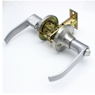 三杆锁球形把手锁卫生间门铝合金门塑钢门锁彩钢门锁三.杆式执手